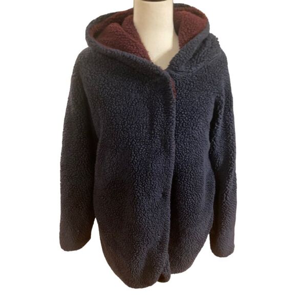 Workshop Blue/Maroon Reversible Jacket - Picture 1 of 8